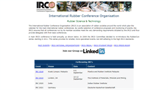 Desktop Screenshot of internationalrubberconference.org