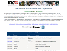 Tablet Screenshot of internationalrubberconference.org